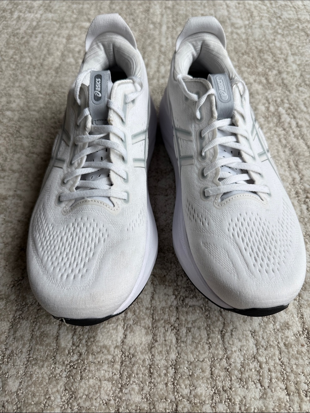 Asics Gel-Kayano 32 White and Gray Men's Running Sneakers - Picture 5 of 13